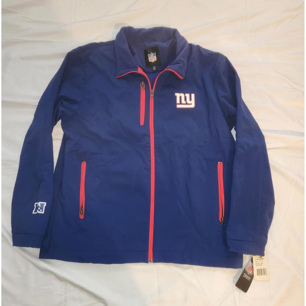 New York Giants G-III Sports Royal Pregame Full-Zip Jack